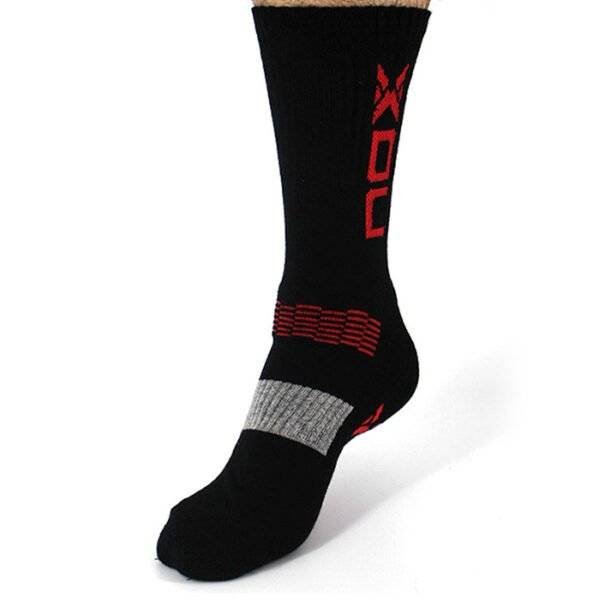 calcetines nox negro rojo