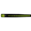 Ein moderner und eleganter Adidas RX Series Lime 2024 Padelschläger in Schwarz, aufgewertet durch ein auffälliges, leuchtend gelbes Streifendesign, das sich über die gesamte Länge erstreckt. Er verfügt an einem Ende über eine innovative kleine Digitalanzeige, die wahrscheinlich eine Einstellung oder einen Modus anzeigt, was ihn perfekt macht, um im Jahr 2024 einen Wettbewerbsvorteil zu erzielen.